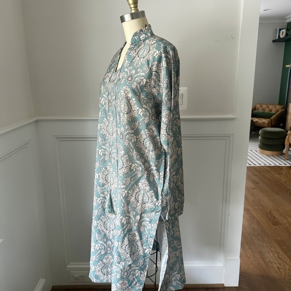 2Pc Matching Viscose Printed Kurta & Shalwar Set - Picture 3 of 5